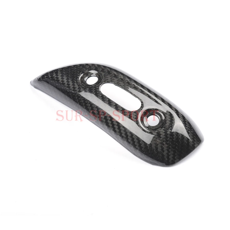 Exhaust Pipe Heat Shield Cover Guard Fairing For Ducati Monster 696 795 796 1100 Full Carbon Fiber 100%