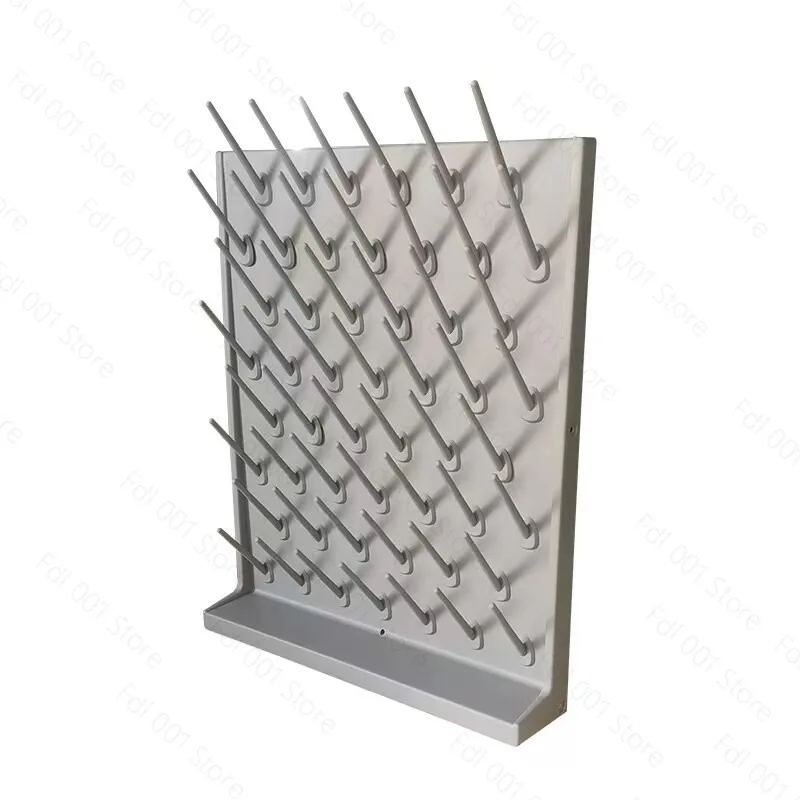 Laboratory drip rack PP single and double-sided adjustable beaker holder drain laboratory utensils cool dry rack high density