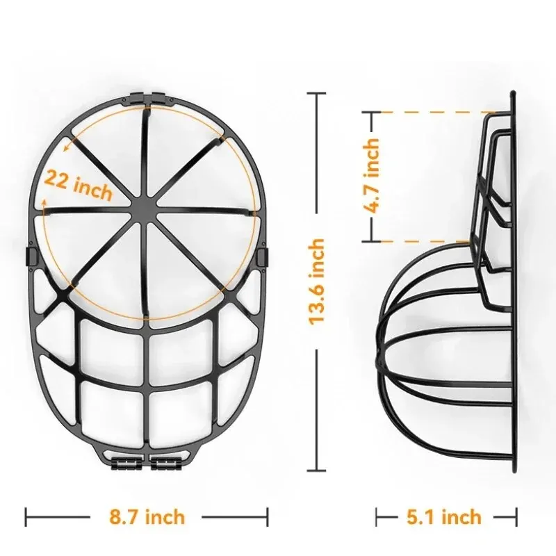 Arandela de gorra de béisbol, estante Protector de gorra antideformación para lavavajillas, lavadora, marco de arandela de sombrero, suministros creativos para el hogar