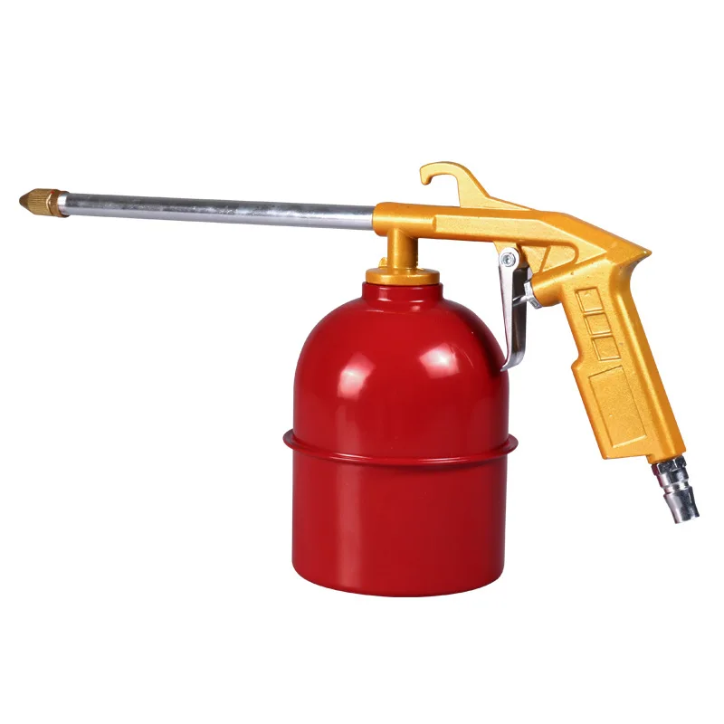 

1 шт. цинковый сплав, пневматическая очистка двигателя автомобиля GgunRed Pot, серый пистолет для очистки масляного канала двигателя для ремонта автомобиля