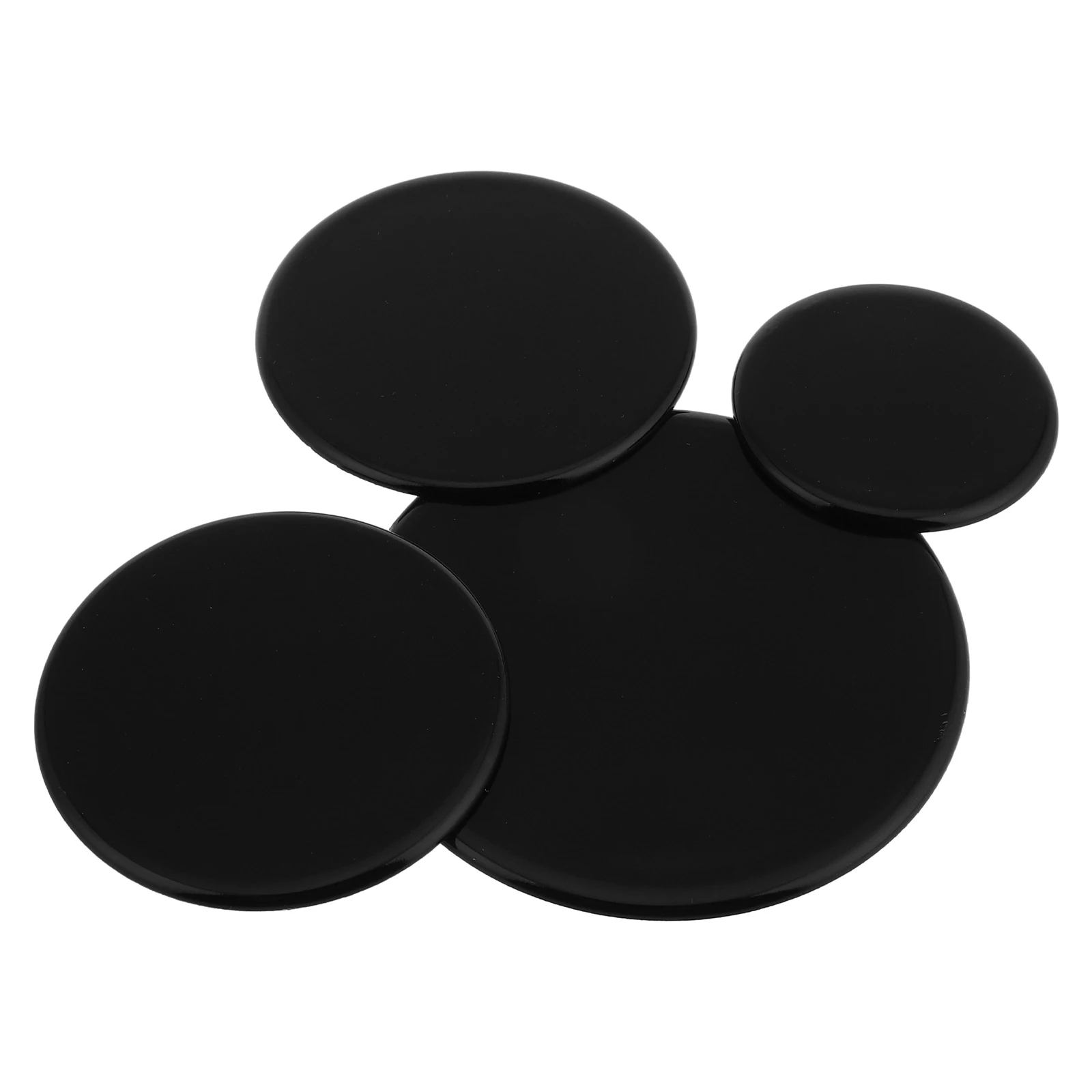 

4 Pcs Gas Stove Fire Cover Cooker Hob Flat Top Burner Covers Range Iron Guard Flame Distribution Stain Removal Cooking