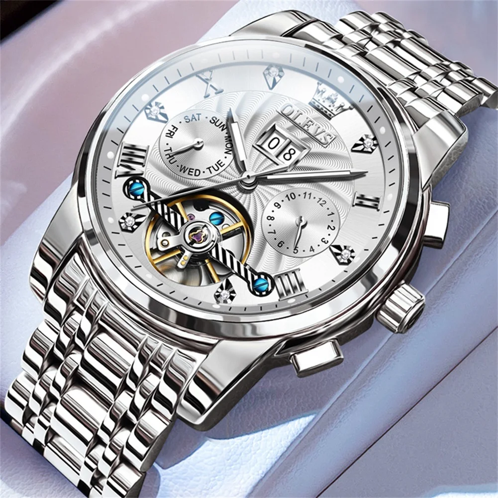 Men's Automatic Mechanical Watch, Waterproof