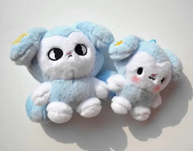 Skz Han Lee Know Plüsch-Schlüsselanhänger, Cartoon-Plüschpuppe, Weicher Anhänger zur Taschendekoration, Geschenk für Fans und Sammler – Detail 9