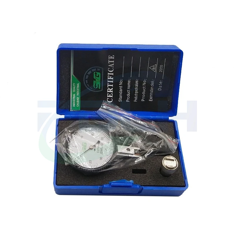 1PCS 0.01 0.001 Lever Dial Indicator Ruby Tip Test Indicator with Holder for EDM Measuring Use In Stock