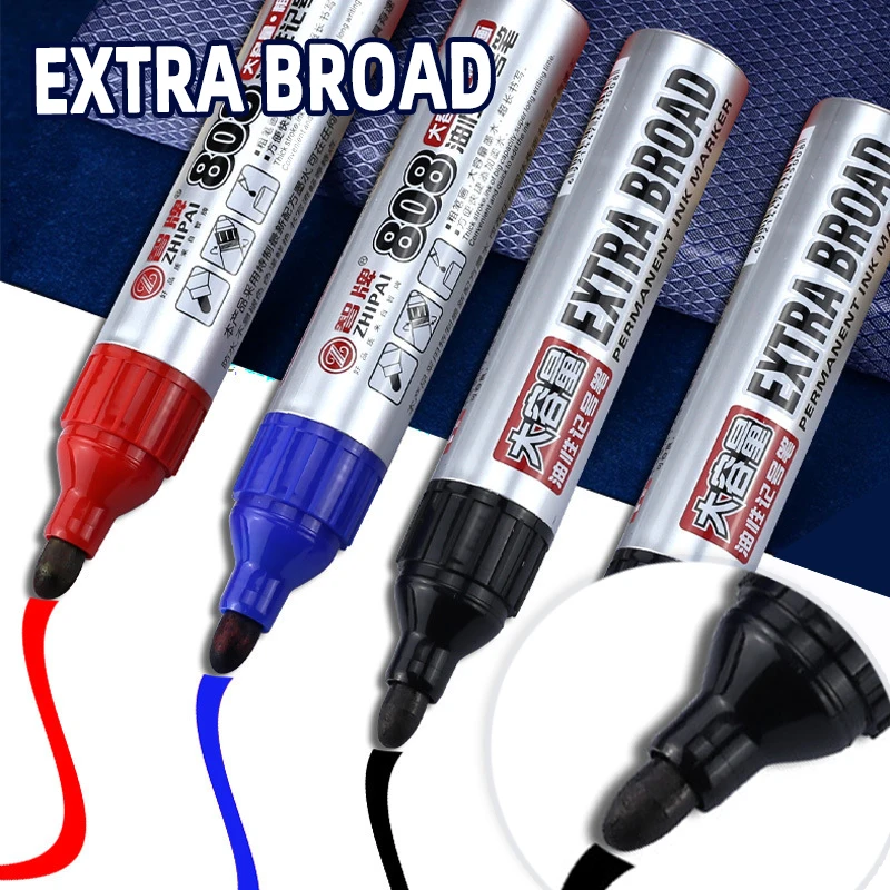 

Jumbo Industrial Permanent Marker - 3mm Broad Tip, 2.8cm Thick Barrel for Comfortable Grip - Large Capacity Oil-Based Ink