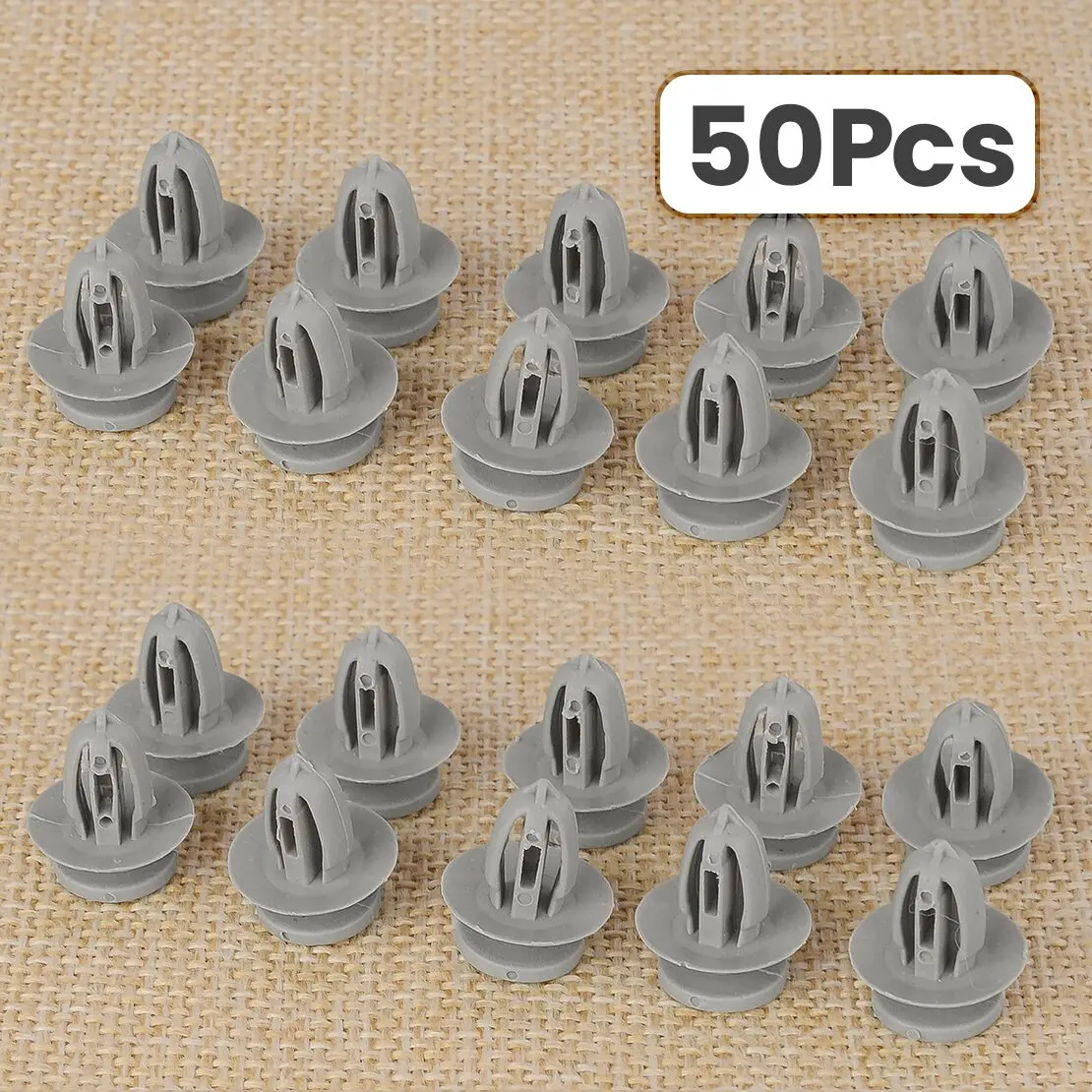 

11610605 50 шт. серый зажим для обшивки двери, фиксатор, нейлон, подходит для Chevrolet Cruze