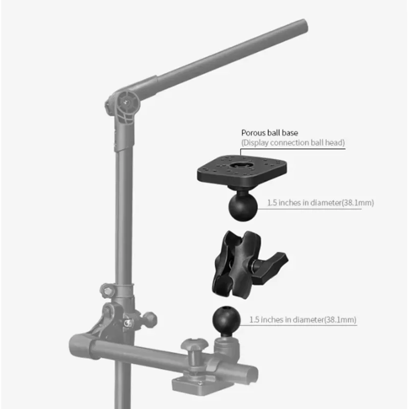 Universal Sonar Fishfinder Holder Fishing Electronic Mounts 600/800 for Boat or Kayak