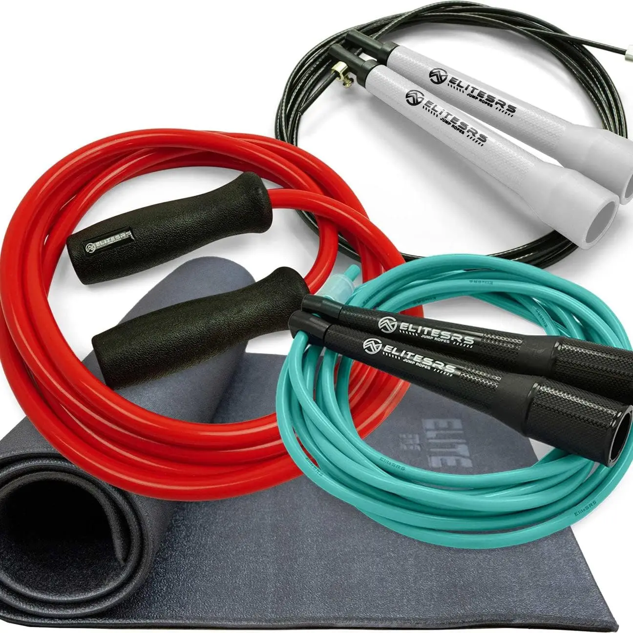 Adult Jump Ropes for Fitness, Cardio Training Bundle - 3 Jump Ropes, Professionally Curated for Developing a Robust Cardio Worko