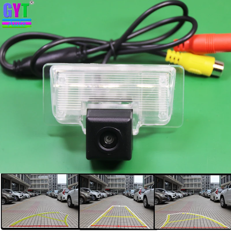 Dynamic Trajectory Tracking car Rear view camera For Nissan Xterra N50 Sylphy Almera G11 B17 Pulsar Sentra Parking Accessories