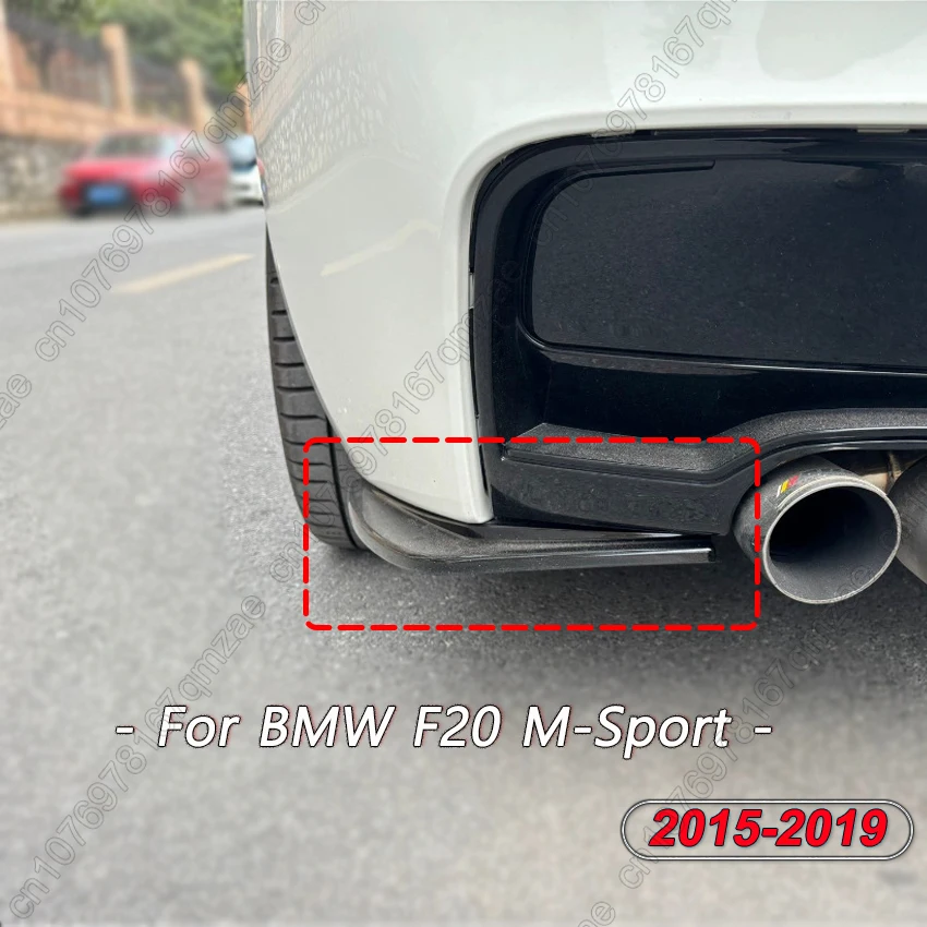 

Rear Side Splitters Rear Side Spoiler Diffuse For Bmw F20 118i 120d 120i 125i M-Sport 2015-2019 ABS Gloss Black Aerodynamic kit