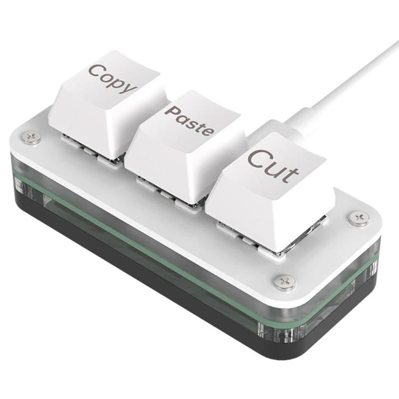 

A52B Программируемая макро -клавиатура Macropad с RGB подсветкой для игр и Photoshops Programming Keypads