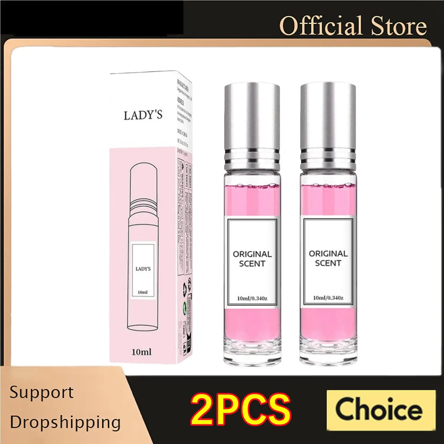 

2X Pheromone Solid Perfume Long Lasting Spray Flirting Encourage Dating Fragrant Scent Moisturizing The Skin Flirting Deodorant