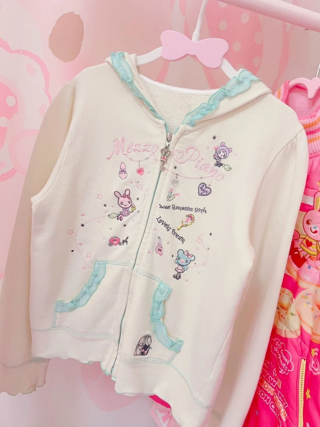 เสื้อฮู้ดสไตล์ญี่ปุ่นน่ารัก พิ - Vintage Zip Hoodie บทวิจารณ์และราคา