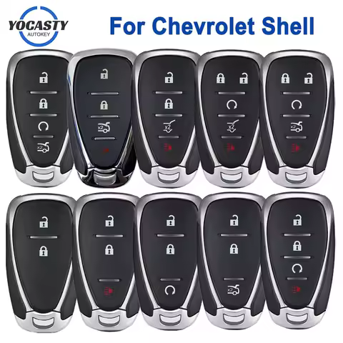 YOCASTY For Chevrolet Chevy Spark Cruze Malibu Camaro Equinox Traverse Sonic Bolt Trax Cover Replacement Remote Key Shell Case