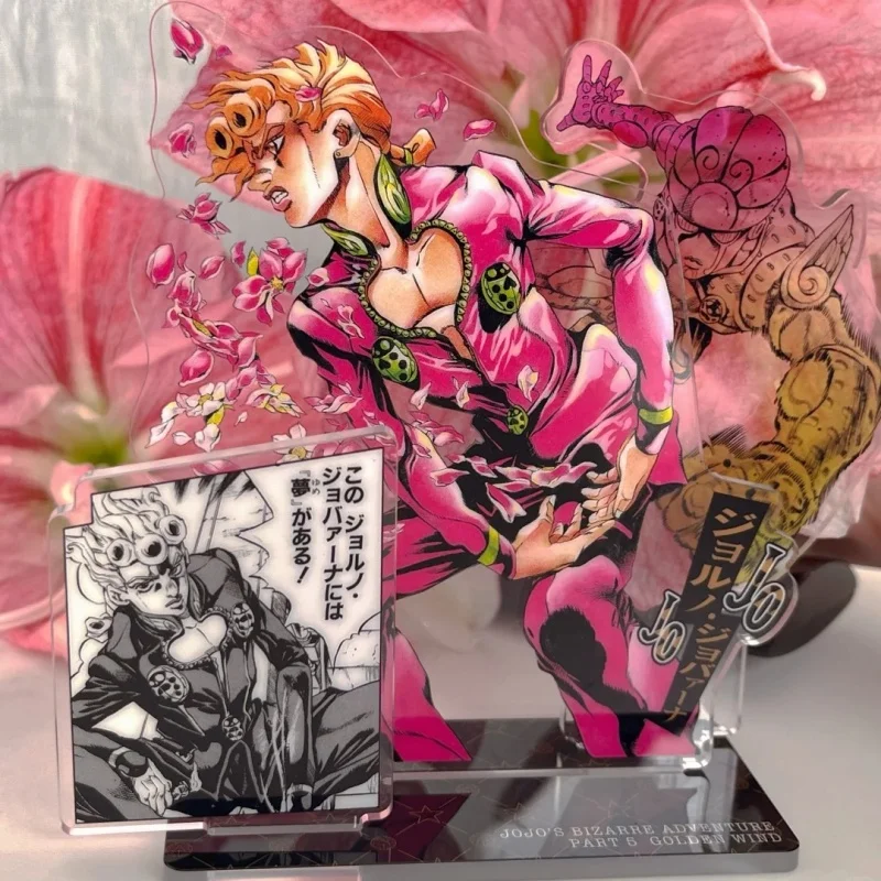 شونين جمب شوب جوجو مغامرة غريبة مشهد أكريليك لوحة جوناثان جوستار جوزيف جوستار كوجو جوتارو مجموعة شخصيات