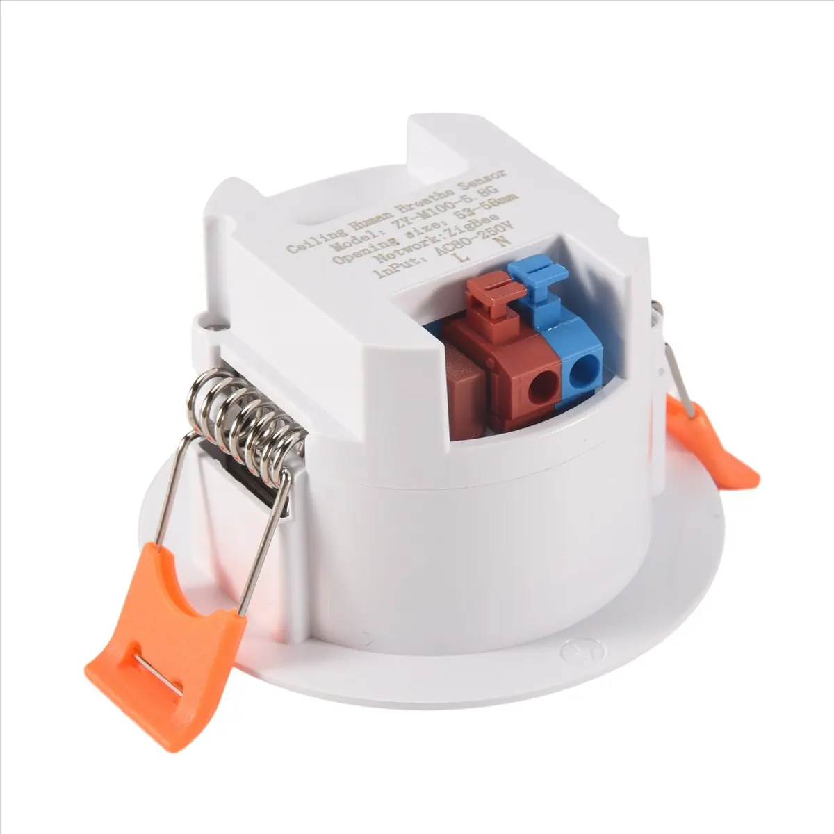 

AT451 Premium-Tuya ZigBee mmWave Human Presence Sensor with Luminance MicroWave Radar Detection PIR Motion Sensor Celling Mount