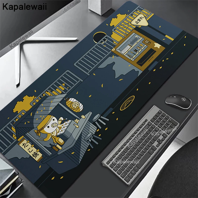 Lila Kawaii Octopus Große Mauspad Gamer PC Gaming XXL Maus Pad-Computer Große Tastatur Laptop Mousepad Geschwindigkeit Büro Schreibtisch Matte