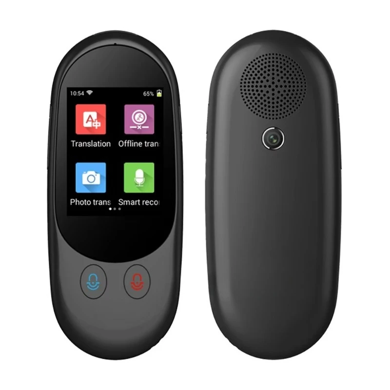 

F1 Smart Mini Touch Screen Wireless Voice Translator with Offline Translation and Recording in 139 Languages