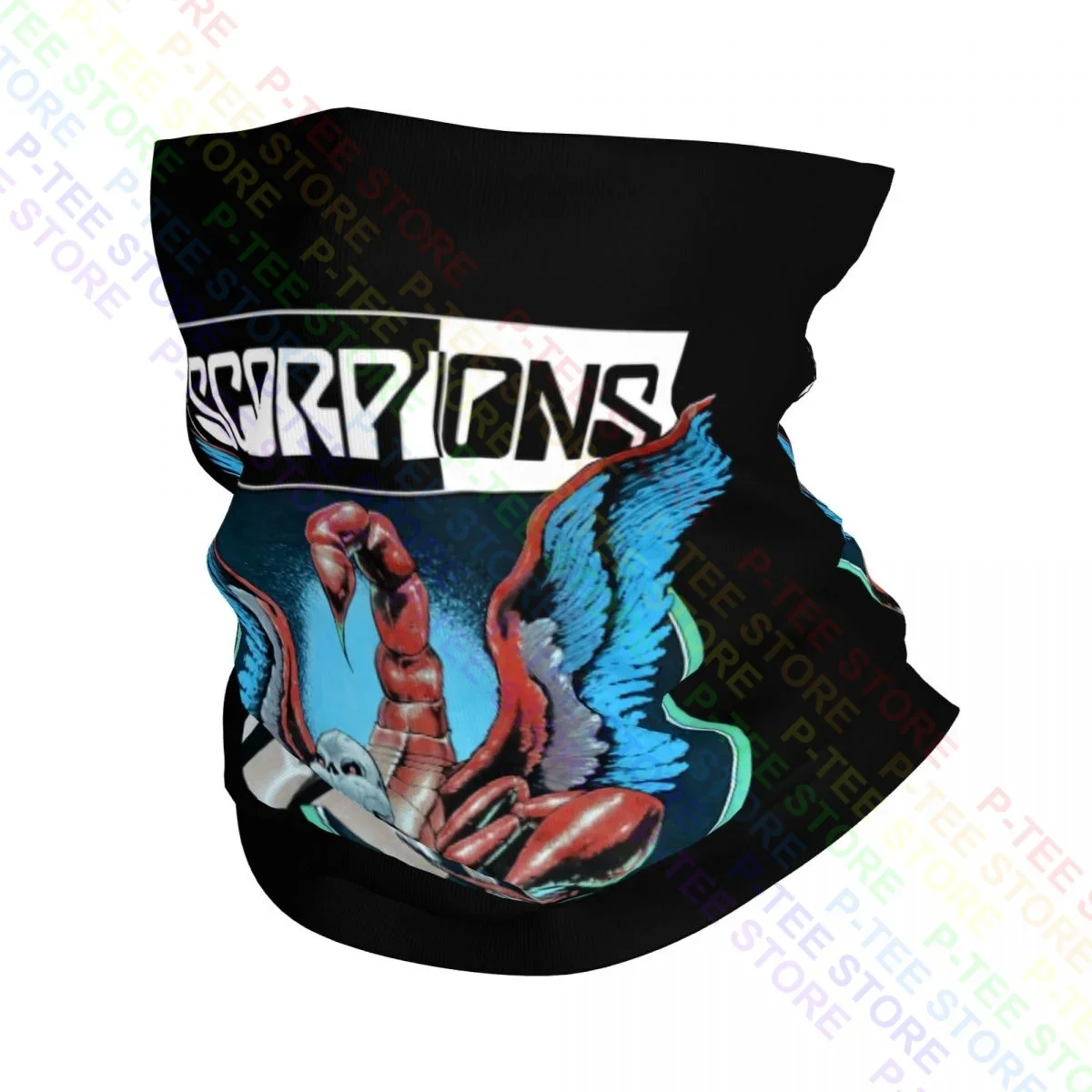 1990 Scorpions Crazy World Tour 90-91 Neck Gaiter Bandana Scarf Face Mask Simple Men Women Face Head Wrap