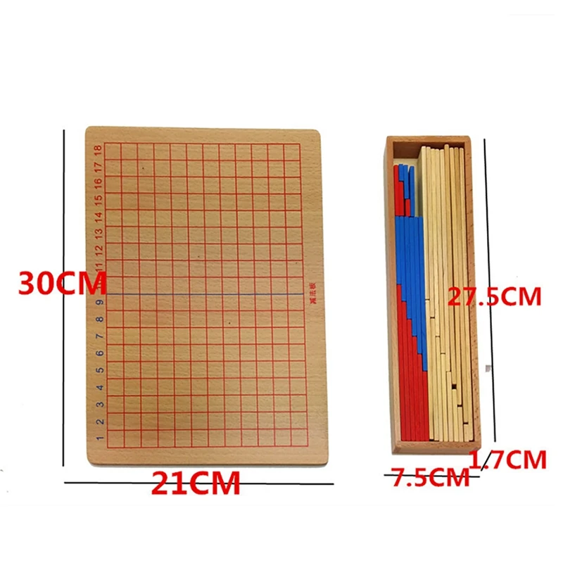 Addition und Subtraktion Board Mathe Spielzeug Material für Kleinkinder Kinder, Addition & Subtraktion Board