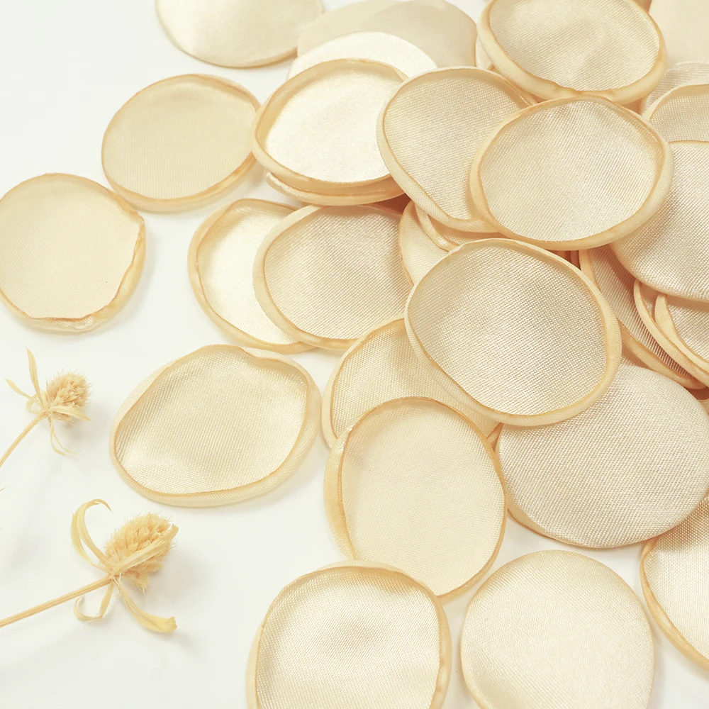 100pcs Rose Petals Artifical Flowers Petals Light Color Champagne Party Accessories for Table Decoration
