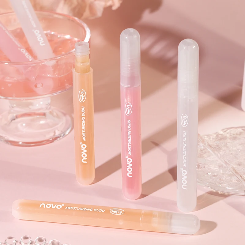 Translucent Clear Crystal Lip Gloss Mirror Lip Oil Deep Misturizing Nourish Lip Care Lasting Brighten Lip Color Lipstick Primer