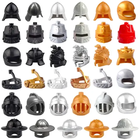 MOC Medeltida Byggstenar Figurer Soldater Tillbehör Vapen Yxor Svärd Treudd Retrostil Mini Klossar Presentmonteringsleksaker 8 best sales Lego medeltida vapen - №4