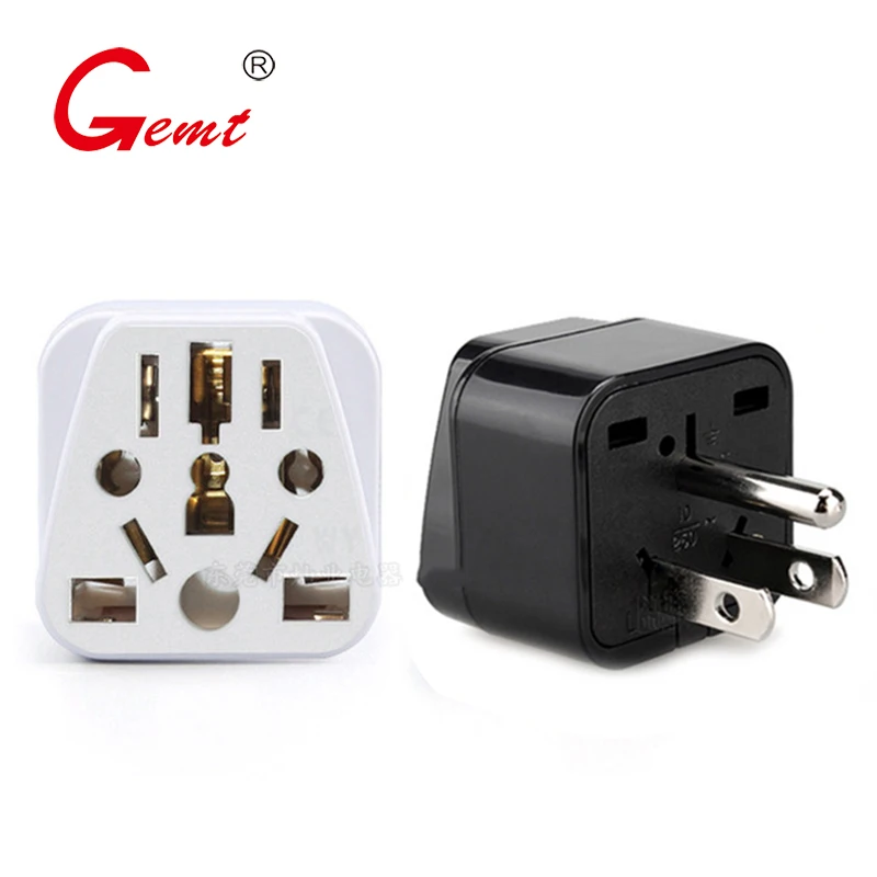 Adapter EU/UK/AU/JP/Asia/Italy/Brazil to USA (Type B) American Travel Adapter and Converter Wall Outlet Power Charger Converter