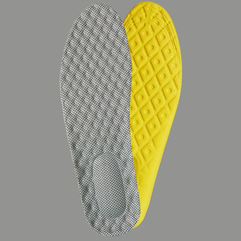 Shoe Inserts Pad Stretch Breathable Deodorant Cushion Memory Foam Outdoor Running Insole For Feet Man Women Orthopedic Pad