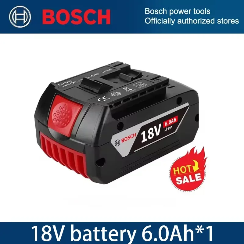 

Original 18V 6A Bosch Lithium Ion Rechargeable Battery for Bosch Spare Power Tools Portable Replacement Indicator with BMS