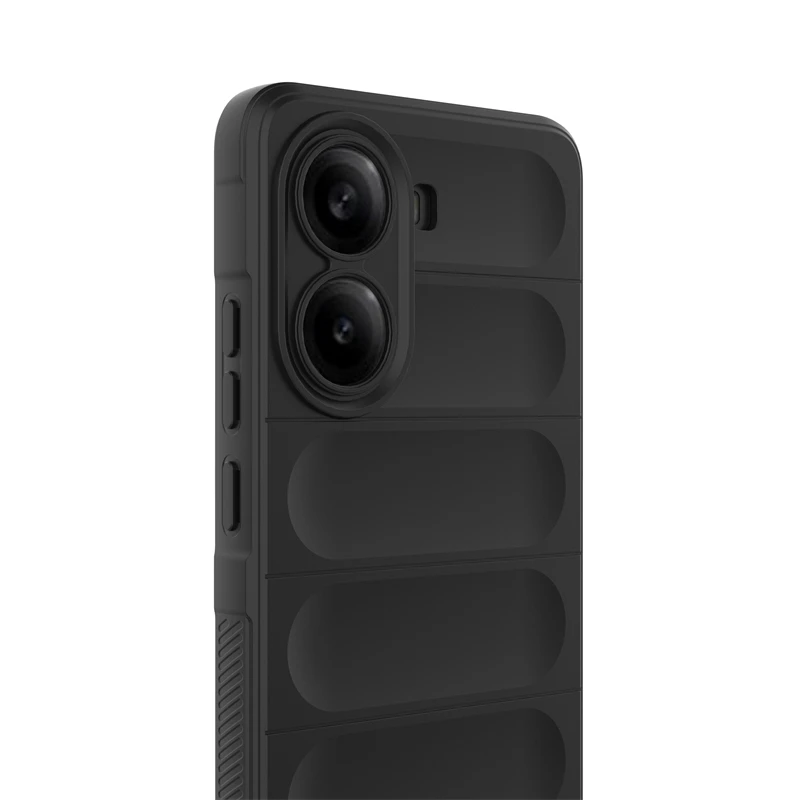 Xiaomi Poco x7 Pro用の耐衝撃性液体シリコンケース,ゴム,保護,ファッショナブル