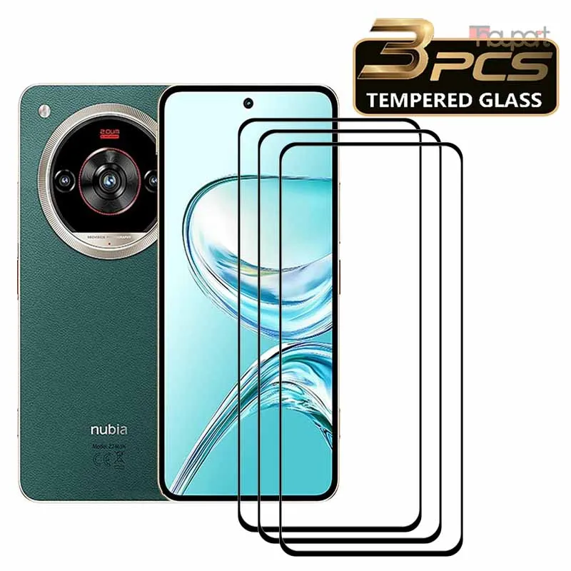 3PCS Tempered Glass For ZTE nubia Focus 2 Ultra Screen Protector 9H Anti-Scratch Front film