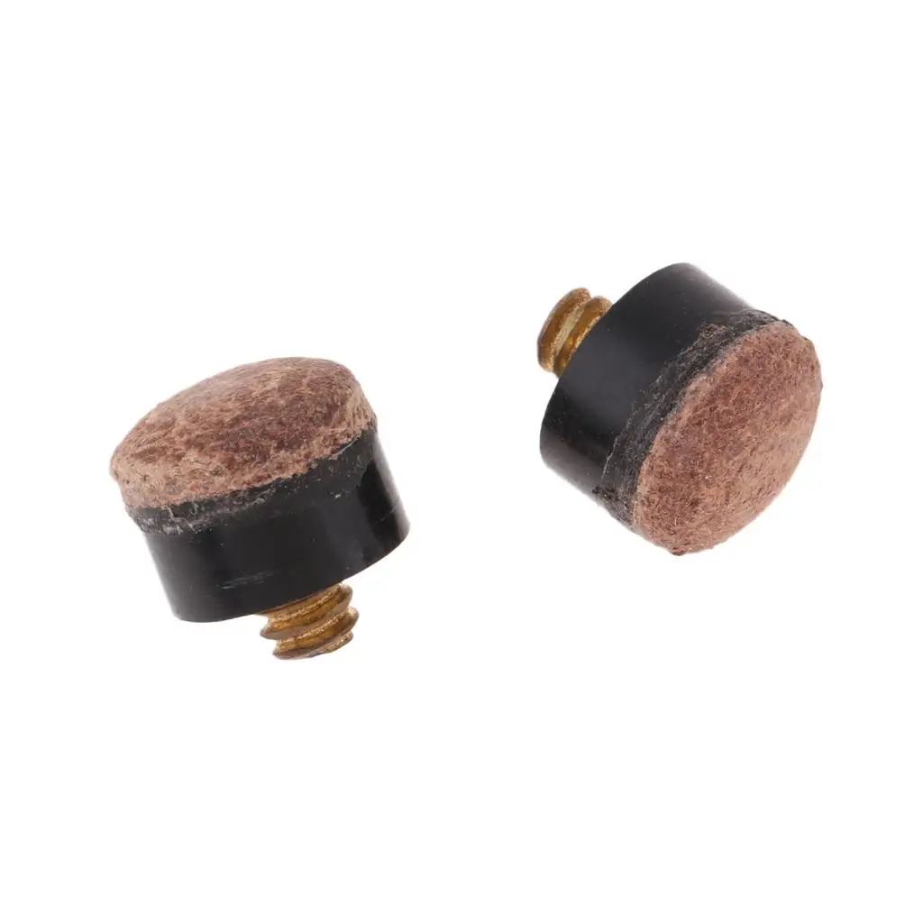 Premium Screw on Billiard Cue Tips Set 10mm 11mm 13mm for Quick Snooker Repair Accessories