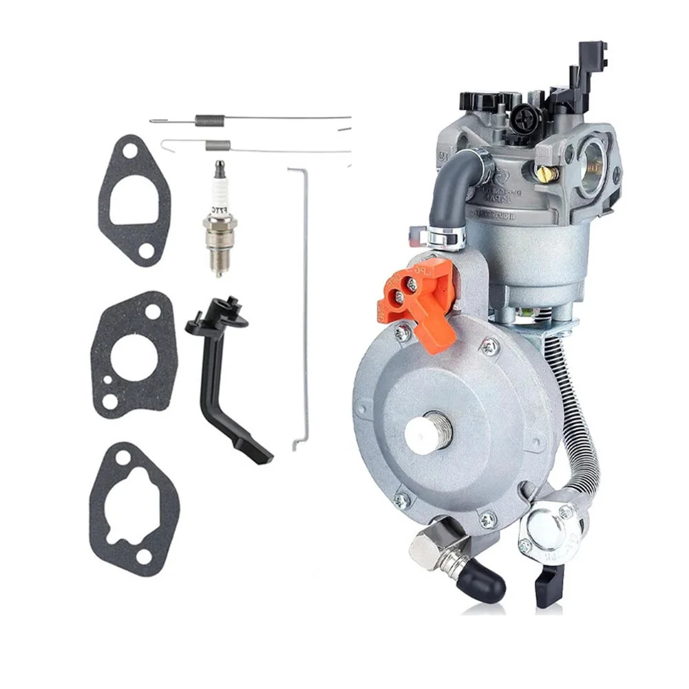 

Dual Fuel Propane Carburetor for LPG Generator Conversion Kit Suitable for GX160 For GX200 with Regulated Gas Pressure
