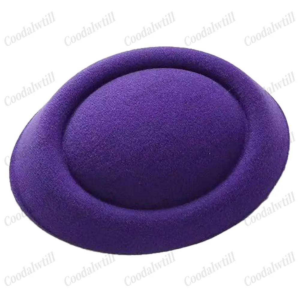 17*14CM Top Small Fascinator Base For Kids Women Wedding Party Hat DIY Hair Accessories Ladies Show Event Millinery Cap Supplies