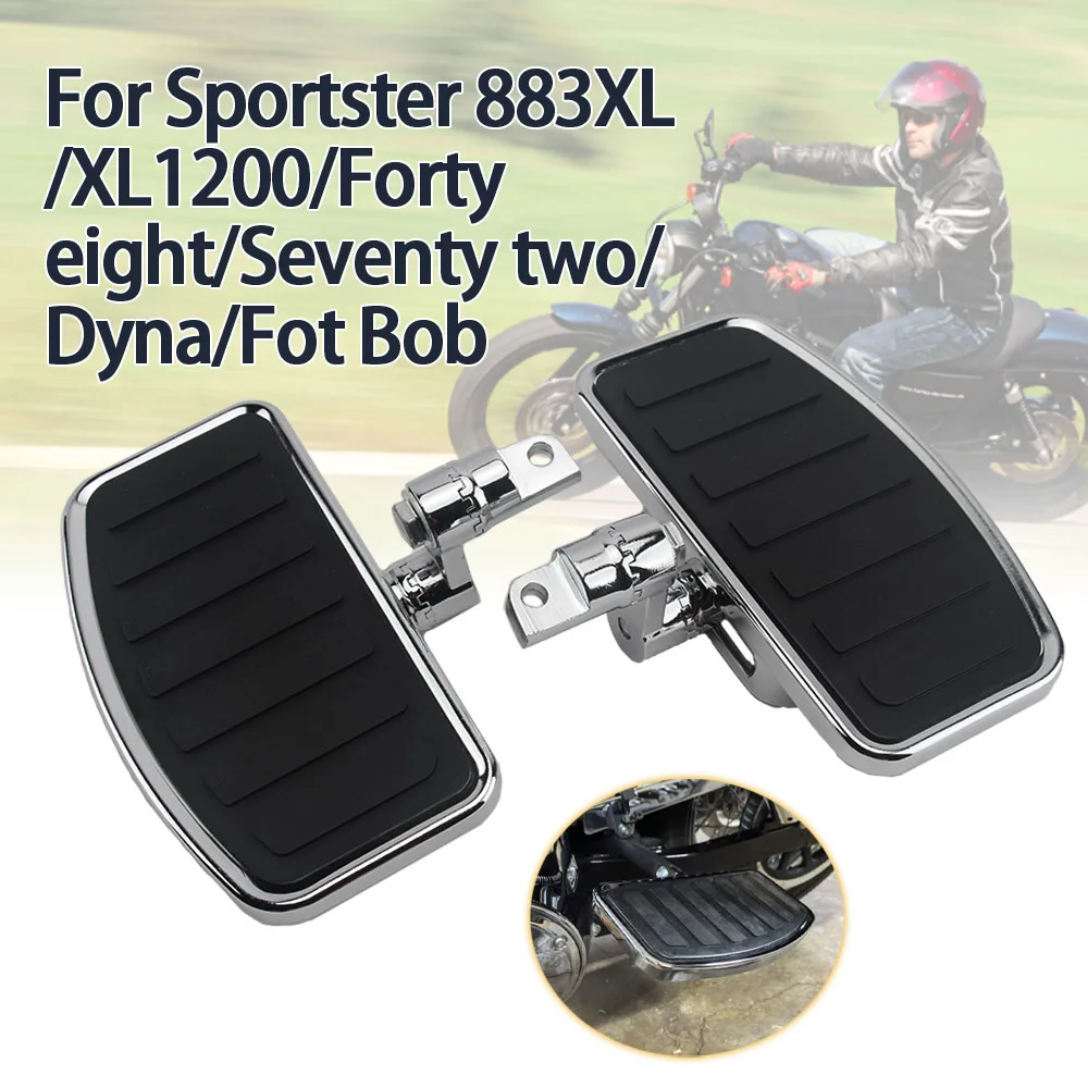 

Motorcycle Adjustable Front Foot Rider Footrest Rear Floorboards For Sportster 883 1200 Foot Rest Rider Pad Adjustable Foot Pegs