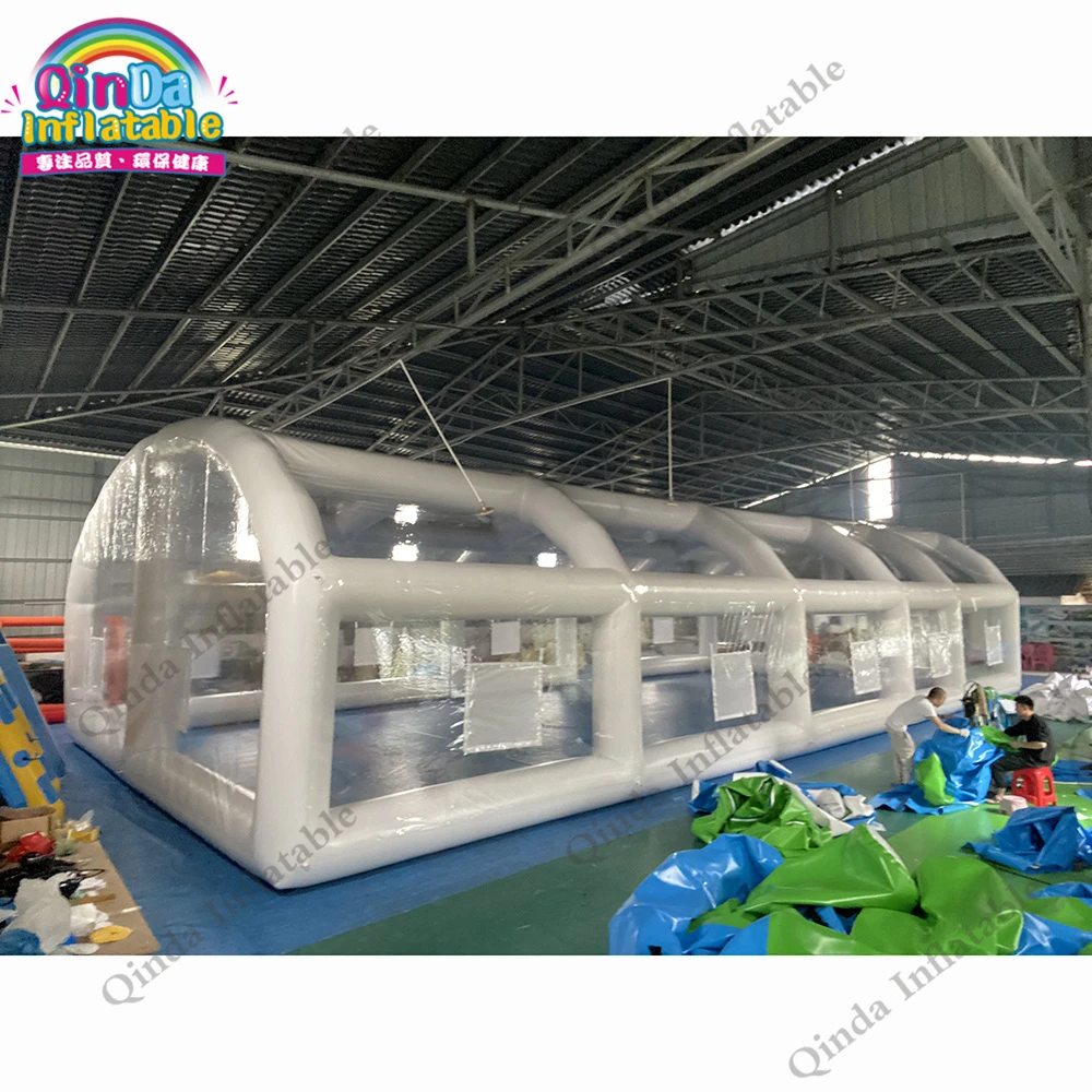 Commercial PVC Waterproof Winner Used Giant Inflatable Dome Tent For Pool Cover