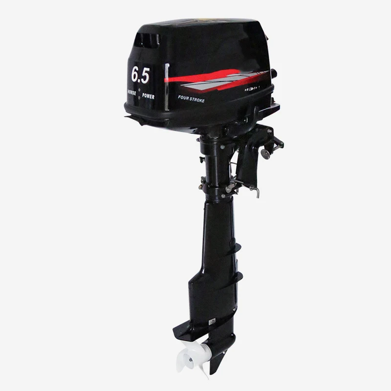 Four-stroke 6.5HP long-axis outboard motor boat stern motor speedboat hanging propeller boat engine