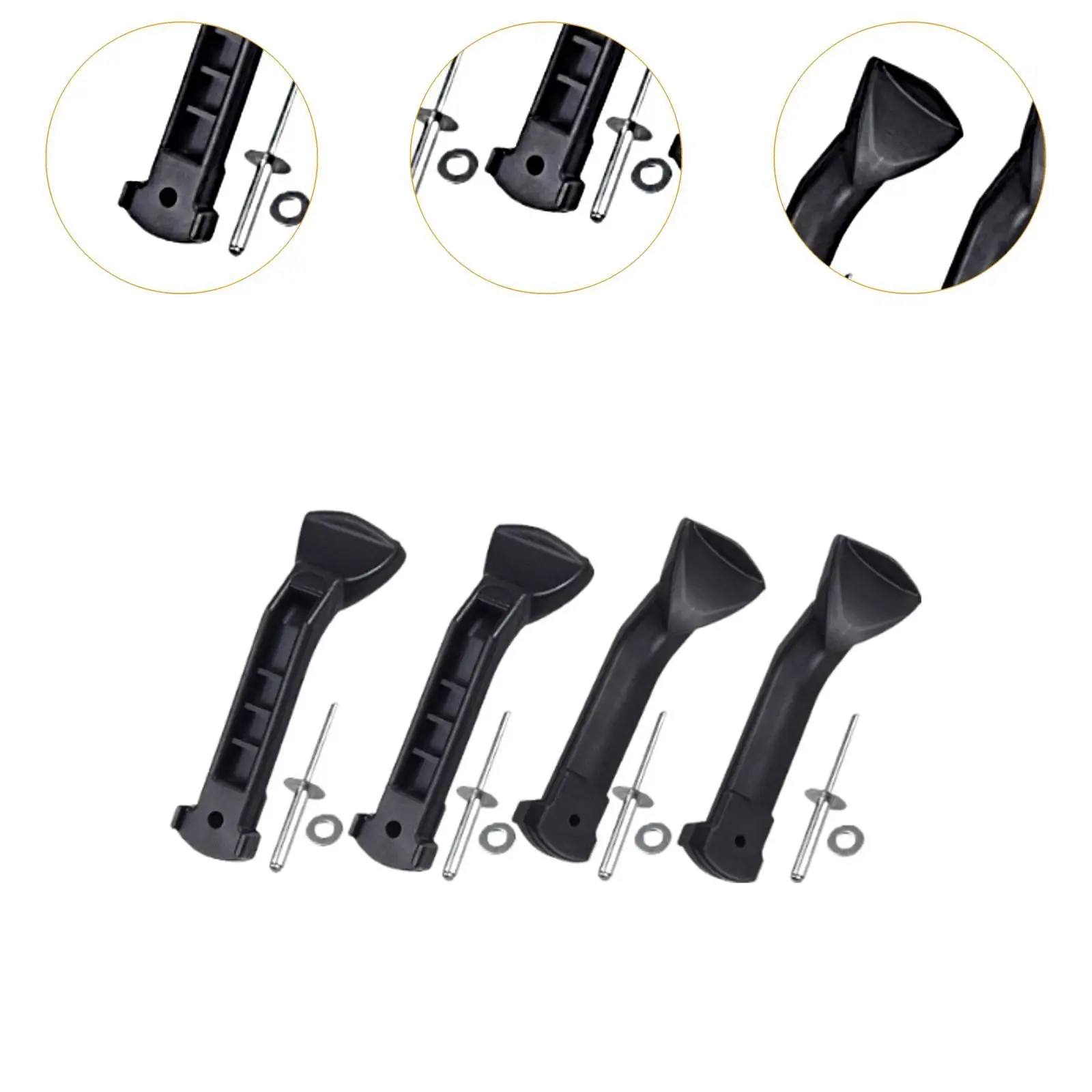 4x لوحة حزام غطاء محرك السيارة 517302448   إصلاح 440x 07 800 HO 05