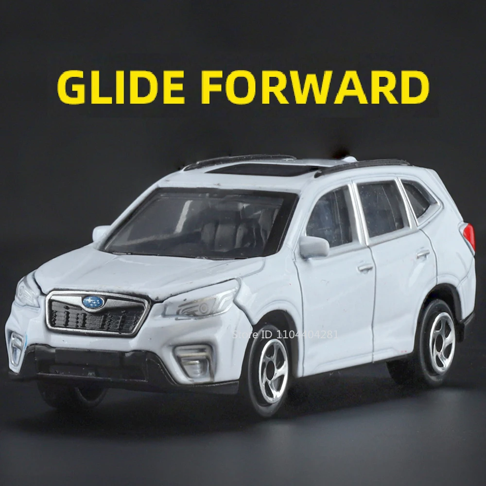 Scala 1:64 SUBARU Forester 2021 Modello di Auto In Miniatura Pressofuso In Lega Giocattoli Ornamento Ruote Scivolo Avanti Veicolo per Il Ragazzo Regalo Raccogliere