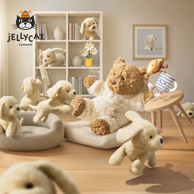 

Оригинальный плюшевый медведь Jellycat Bartholomew из Великобритании в комплекте с нарядом Tangyuan, коллекция Весна/Лето 2026, новинка, супермягкая плюшевая игрушка