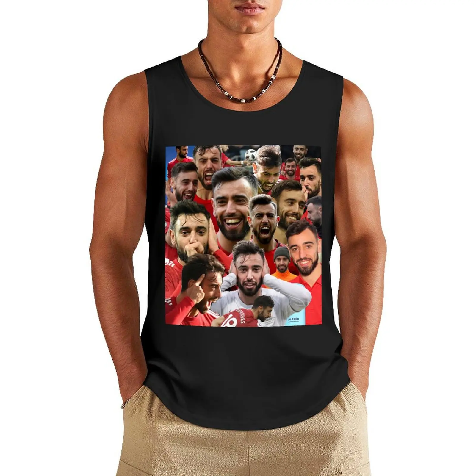 Bruno Fernandes Tank Top Men's summer clothes Men's t-shirt