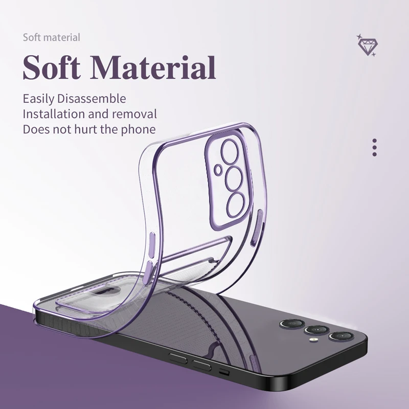 เคสฝาหลังแบบนิ่มสำหรับ Samsung Galaxy A25 5G กันกระแทกสำหรับ Samsung Sang A25 galaxya25 25A capas แบบใสเคสโทรศัพท์