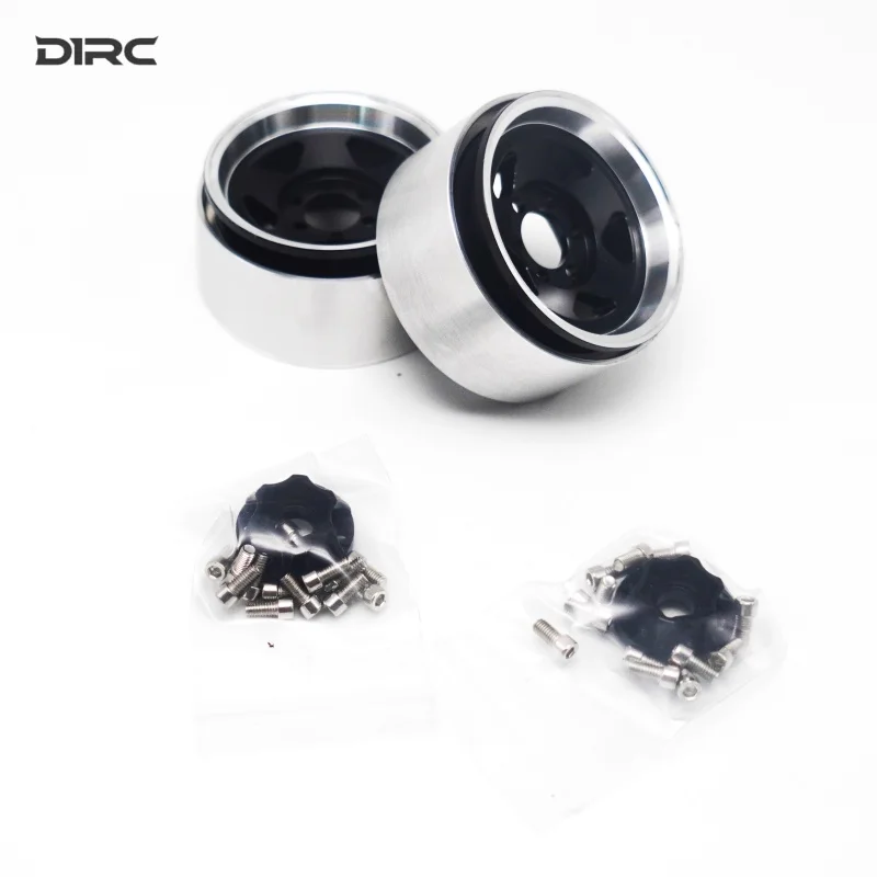 Mozzo ruota in metallo a cinque raggi D1RC mozzo ruota in metallo per auto da arrampicata con pentagramma da 1,9 pollici 4106 parte modificata