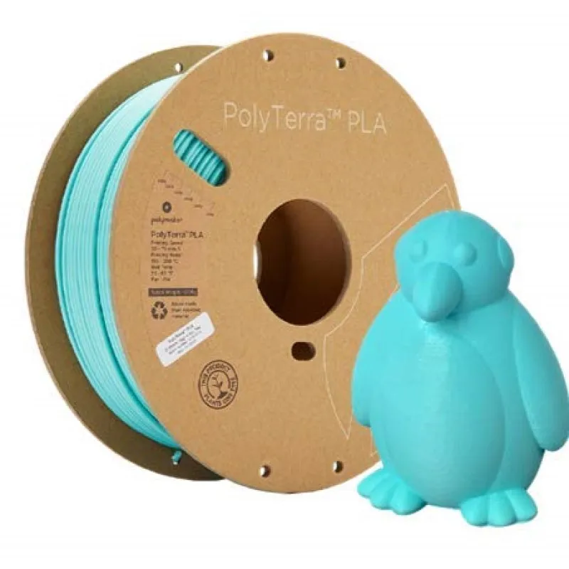 Polymaker PolyTerra PLA（Panchroma Matte ）Filament 1.75mm1kg,Matte high-speed and easy to print.(old/new packaging)