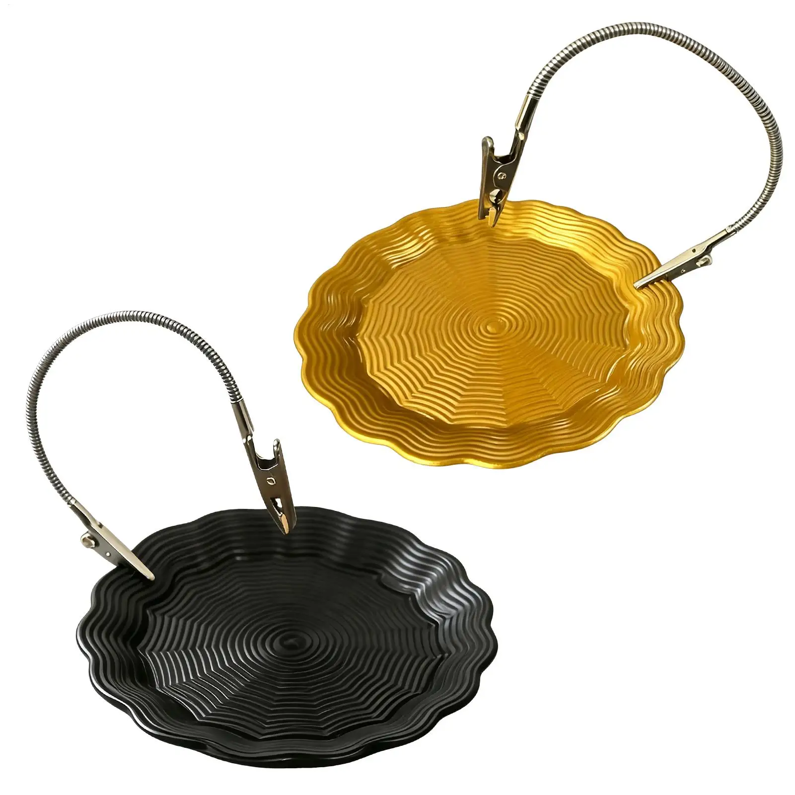 Incense Holder Shelf Incense Clamp Stand with Tray Metal Coil Tray Holder for Indoor Camping Balcony Living Room Bedroom Patio