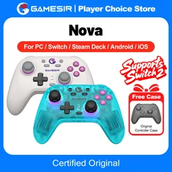 Gamesir Nova Gamepads PC for Nintendo Switch 2 Controller Hall Effect Joysticks for Switch Oled Lite Windows iOS Android Control