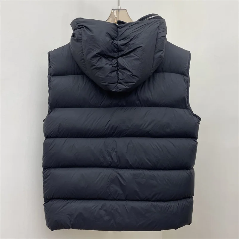 سترة نسائية جديدة غير متناظرة بسحاب أسفل سترة لفصل الشتاء 2025 90 بطة بيضاء أسفل شغل معاطف سترة منتفخة امرأة #3