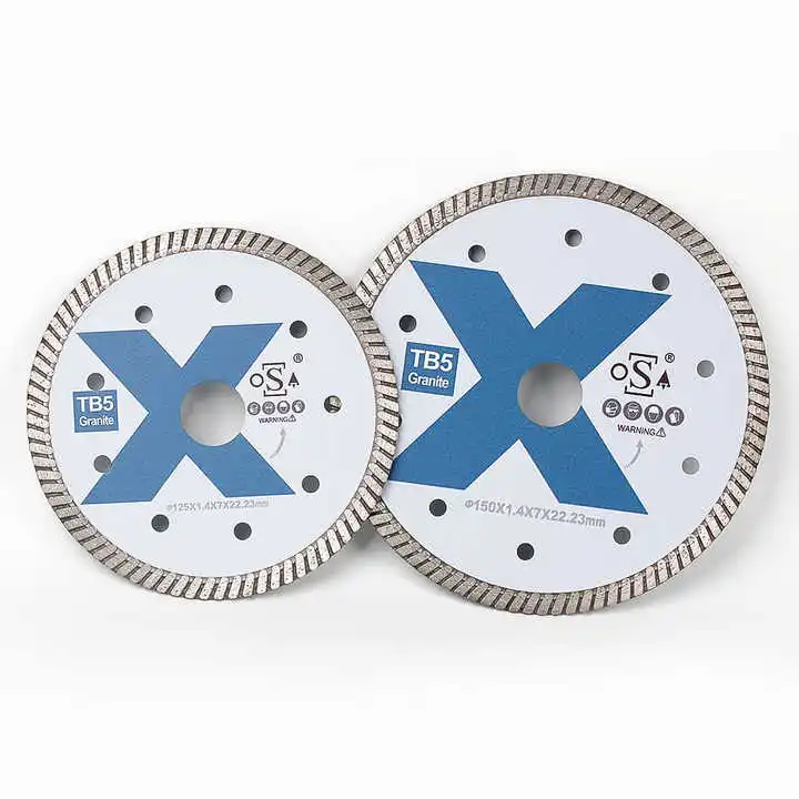 TB5 Granite Turbo Diamond Blade Premium Dry Cutting Saw Blade for Marble Granite Concrete