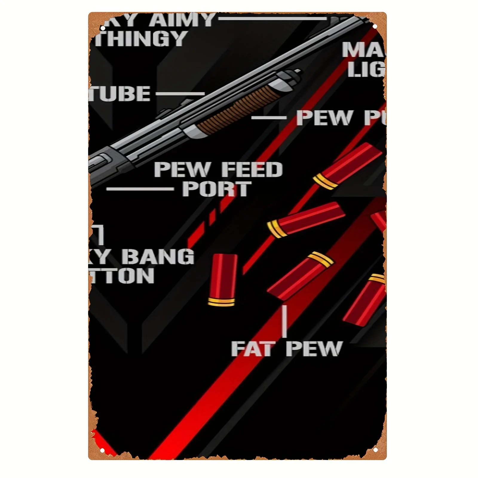 Metal Tin Sign - 